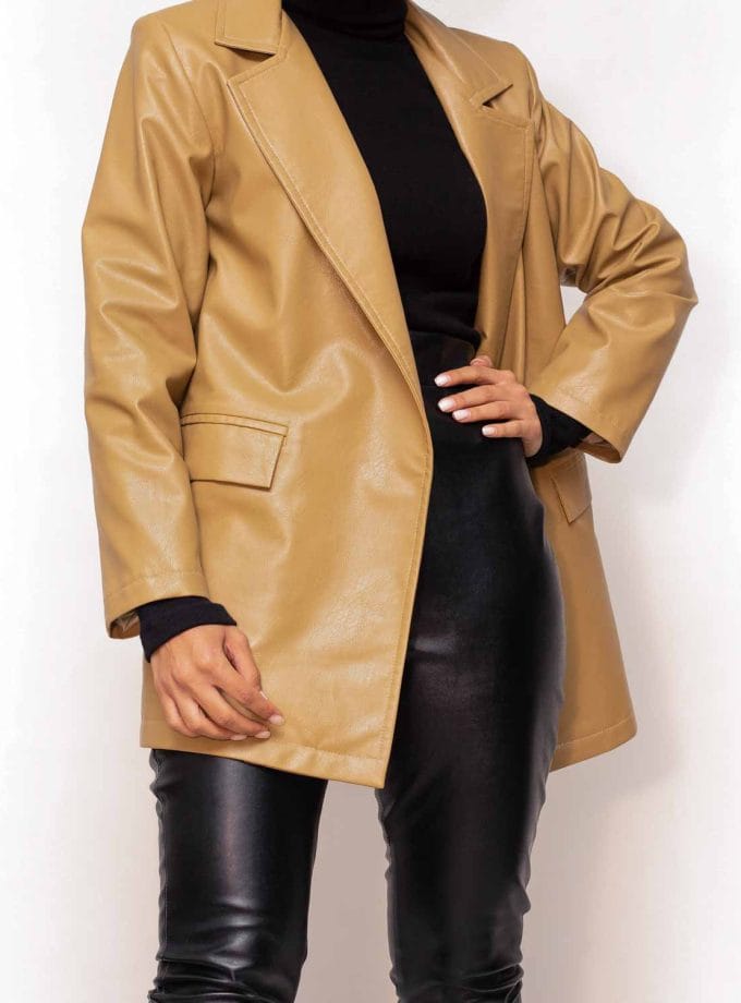 کت چرم کد c116