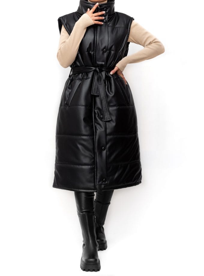 پافر چرم بلند