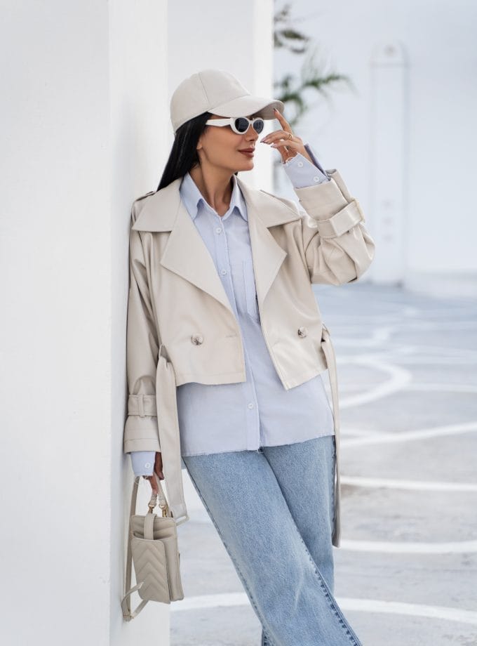 کت چرم کد c155