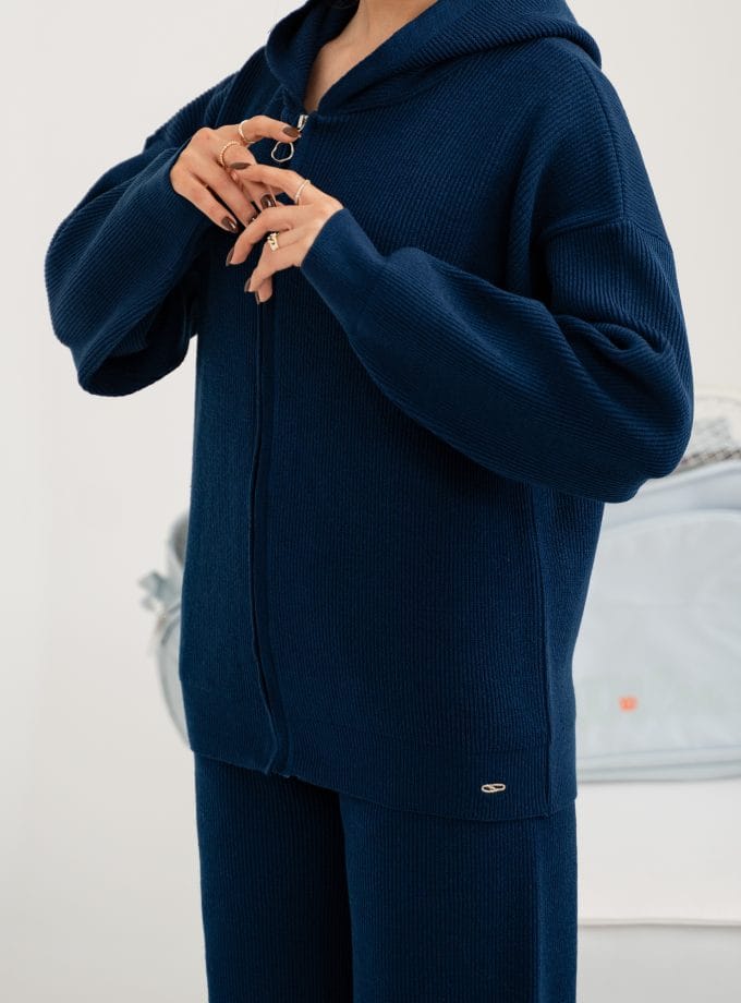 ست هودی وشلوار بافت کد t128