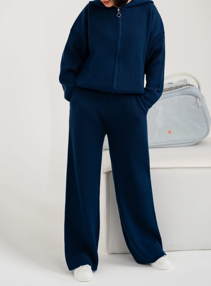 ست هودی وشلوار بافت کد t128