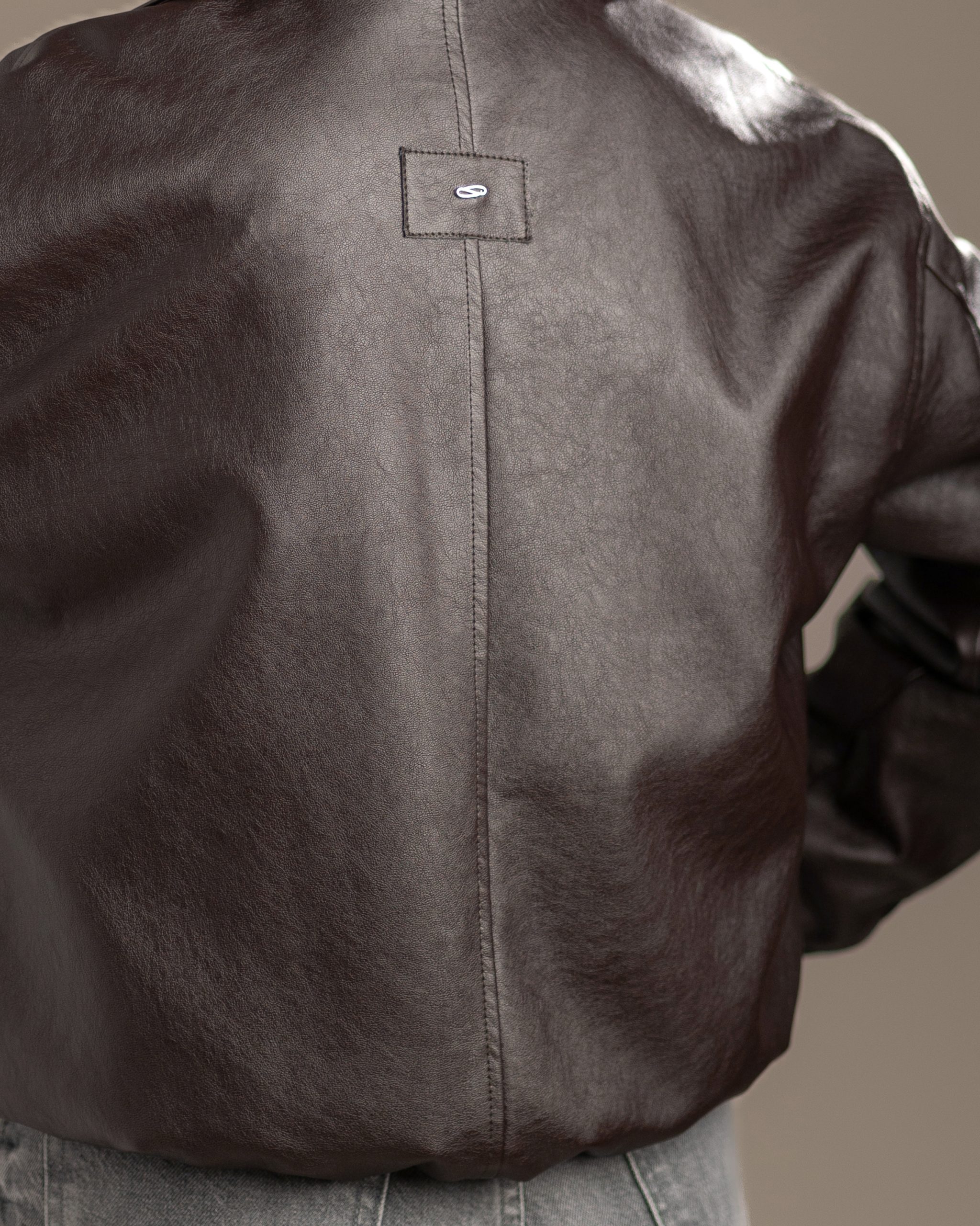 کت چرم بیسبالی کد c248 - Image 12